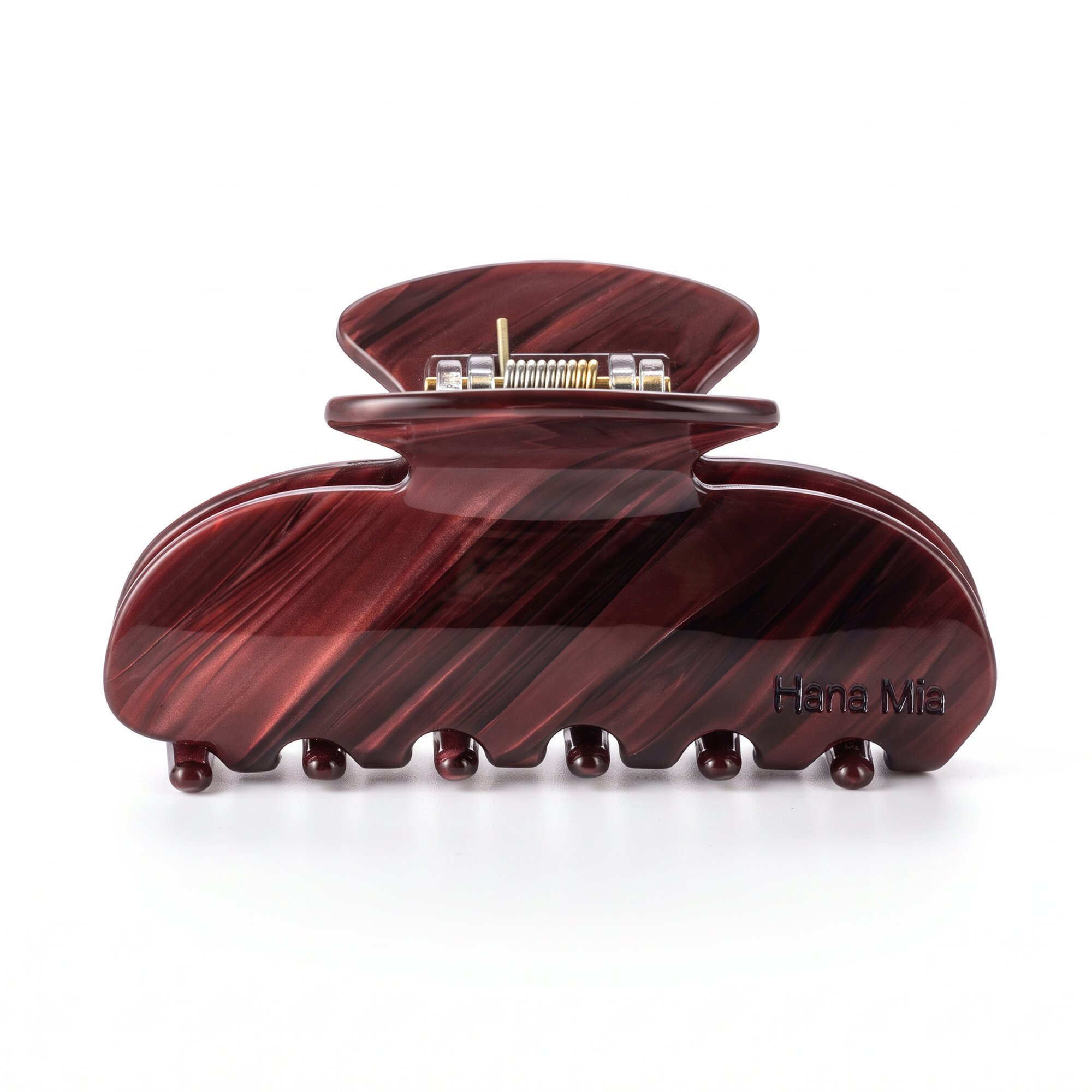 Medium Everyday Hair Clip in Burgundy