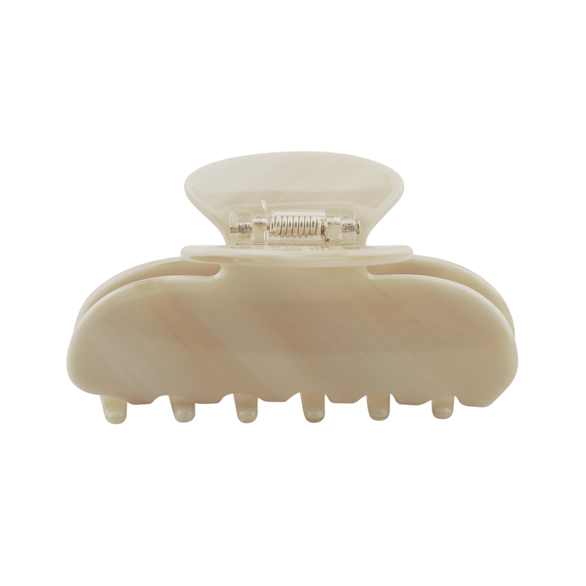 Medium Everyday Hair Clip in Cream