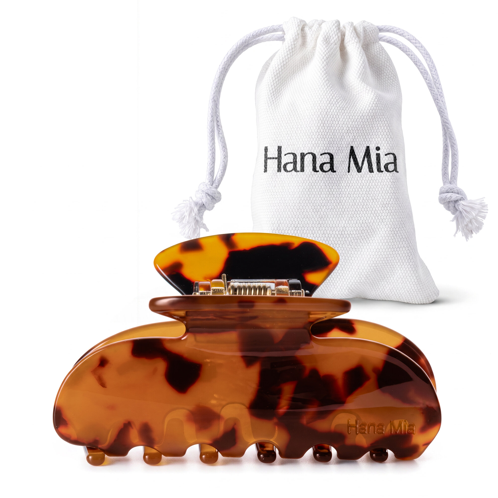 Medium Everyday Hair Clip in Tortoiseshell - View 8