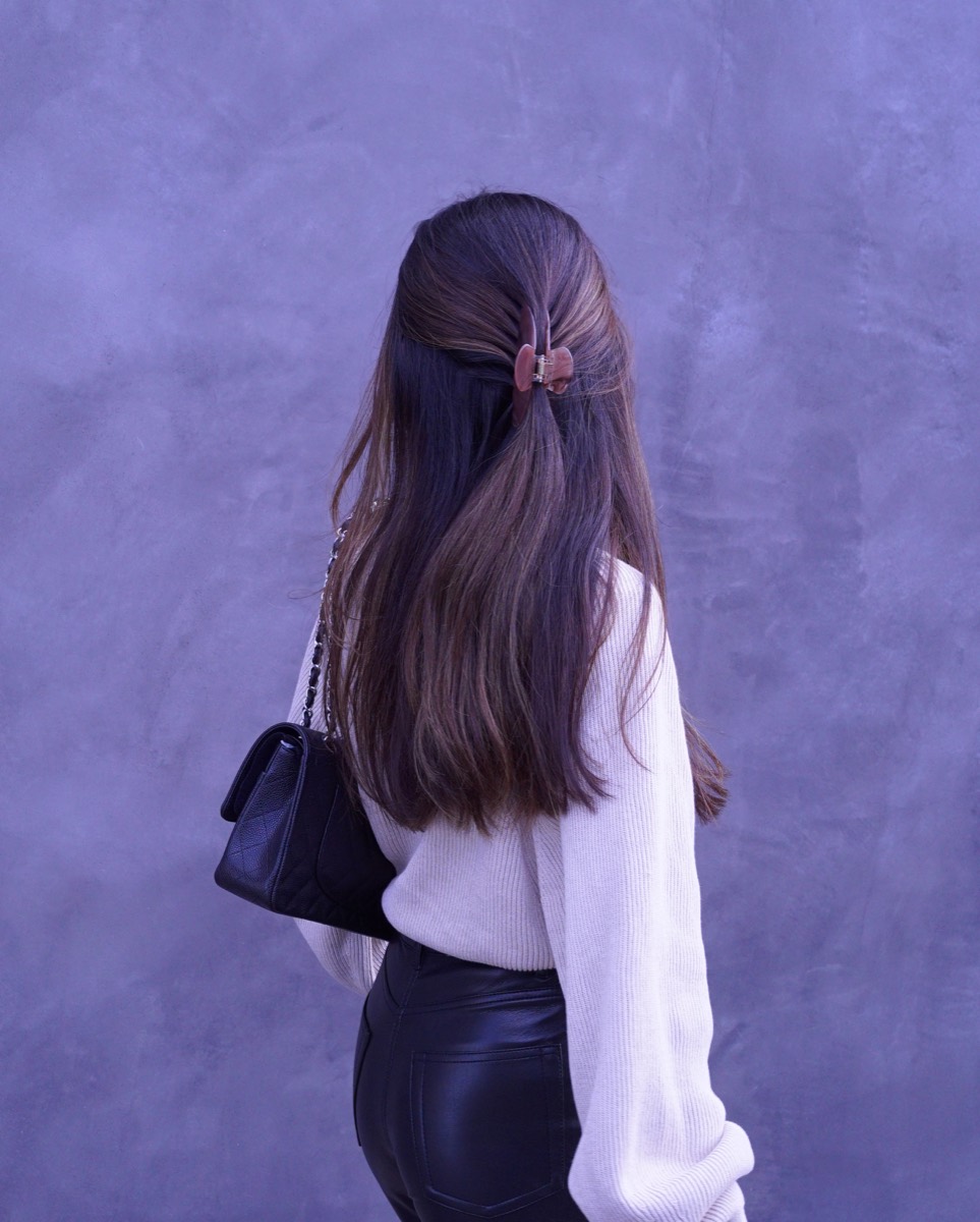 Everyday Hair Clip in Mocha Brown - View 2